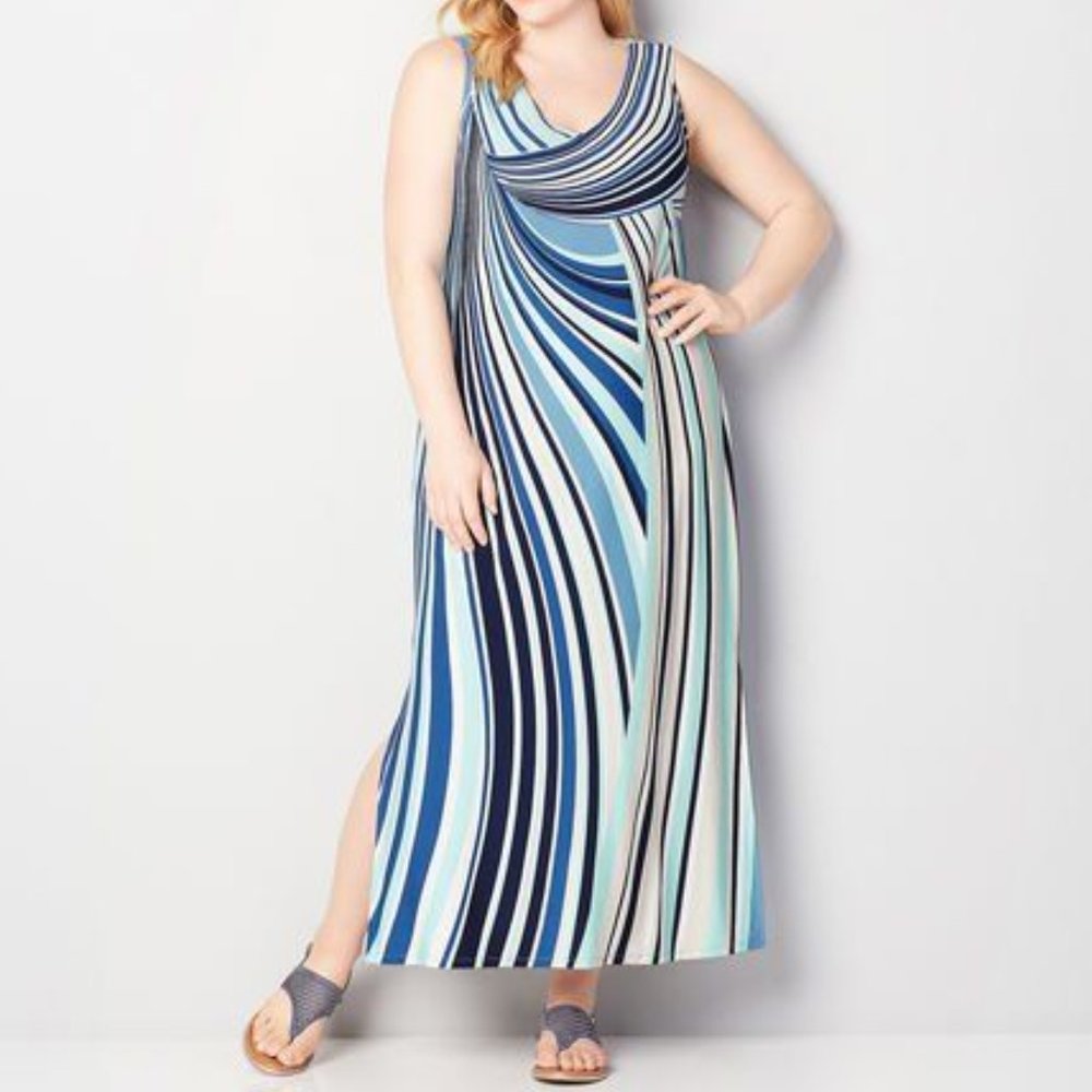 Avenue Plus Size Sleeveless Maxi Dress